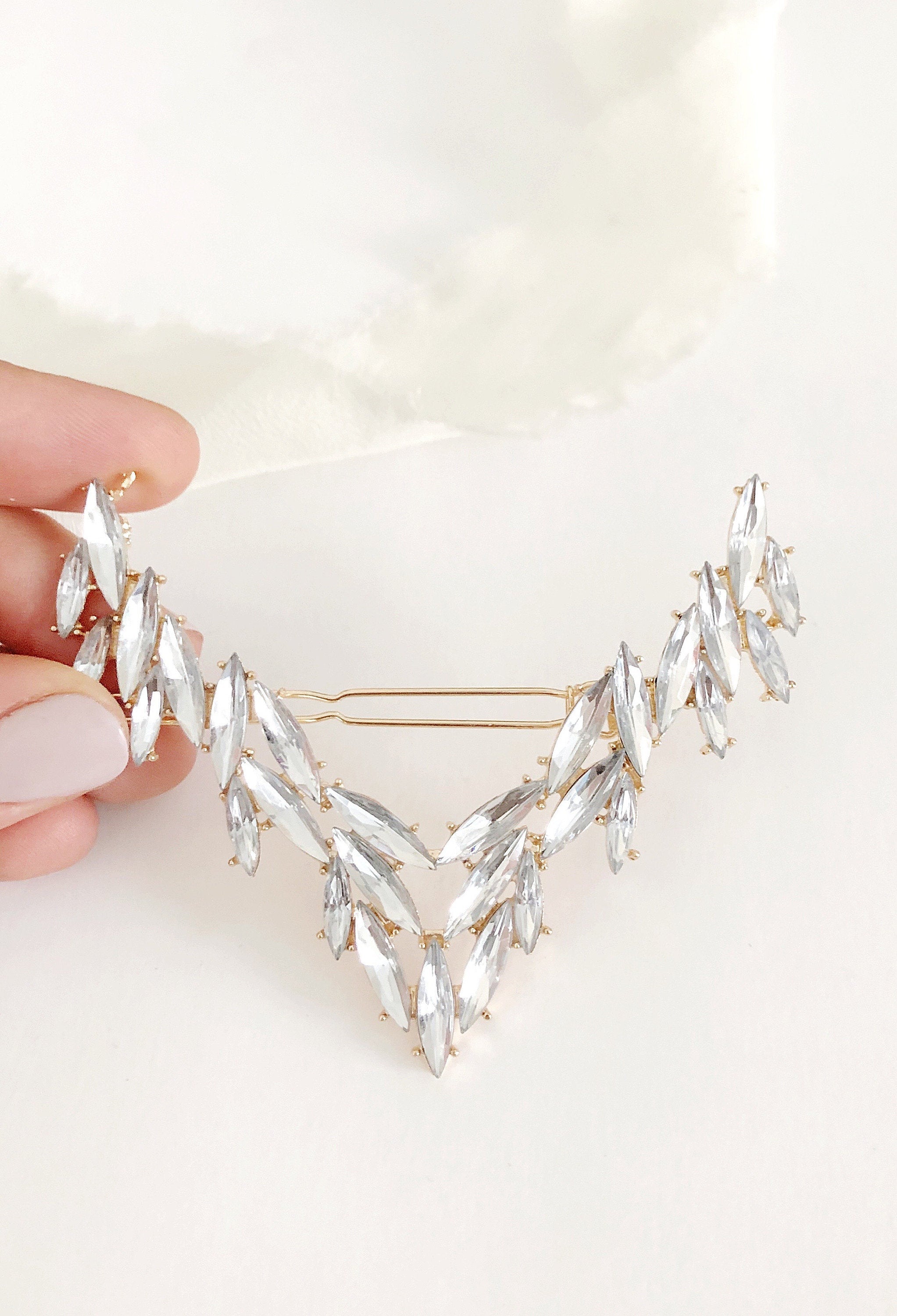 Crystal Diamond Rhinestone Bridal Hairclip