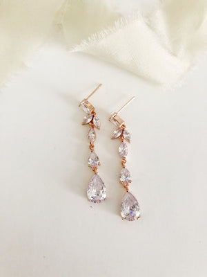 Odette Diamond Drop Earrings