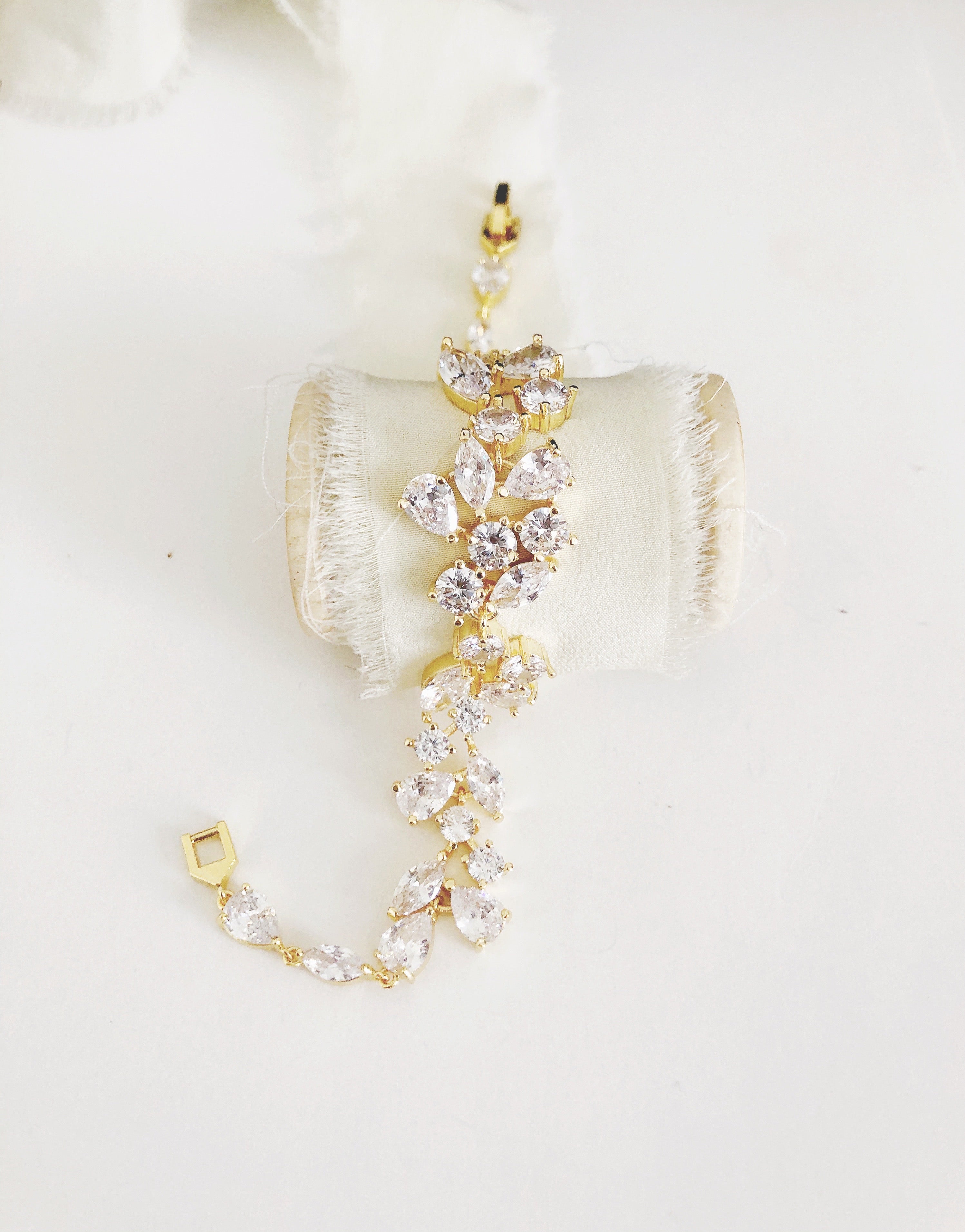 Stefanie Gold Diamond Bracelet