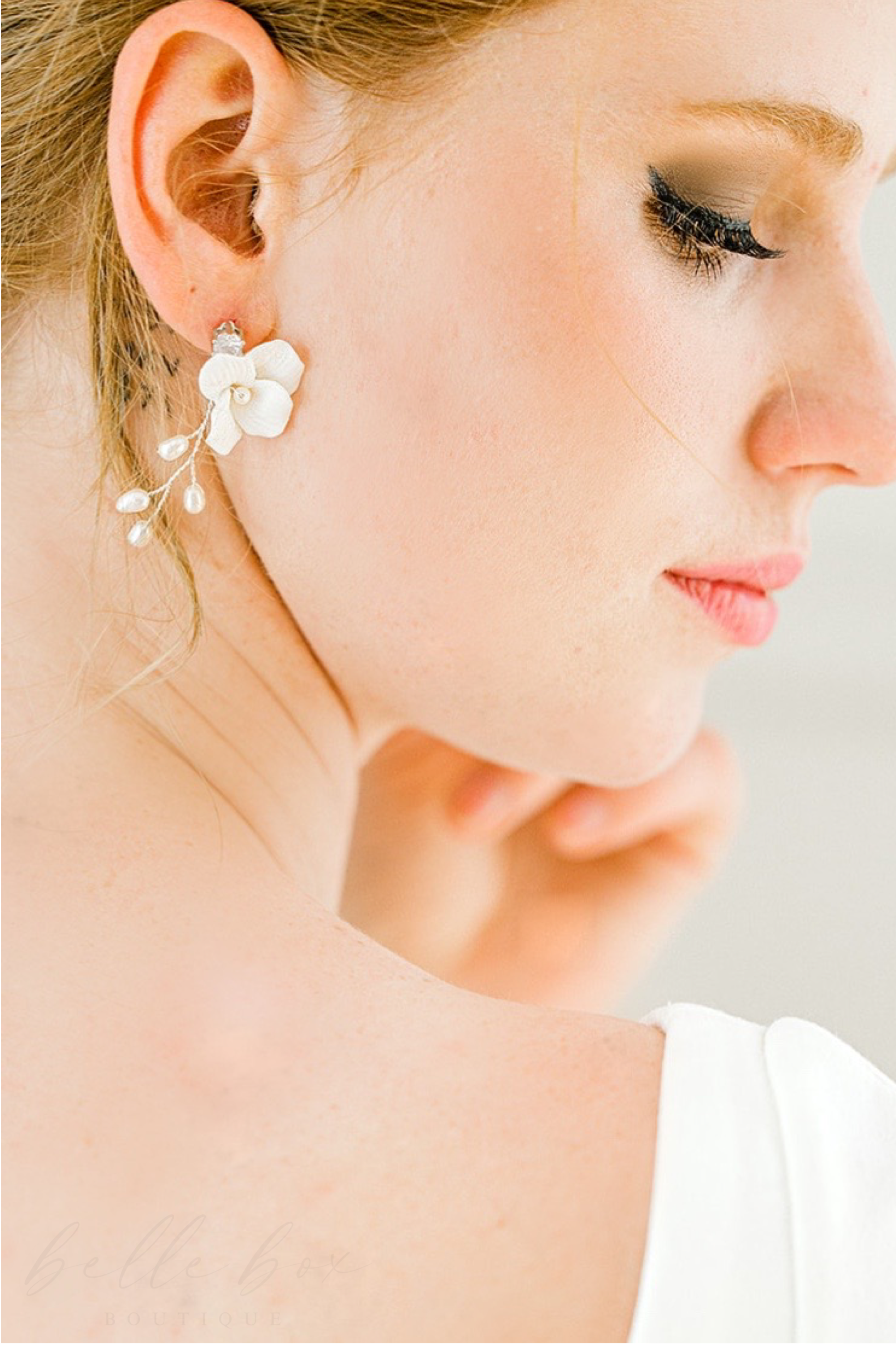 Filia Pearl Cermaic Earrings