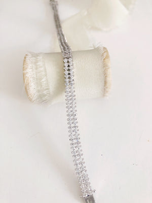 Ines Silver Diamond Tennis Bracelet