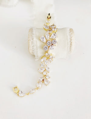 Stefanie Gold Diamond Bracelet