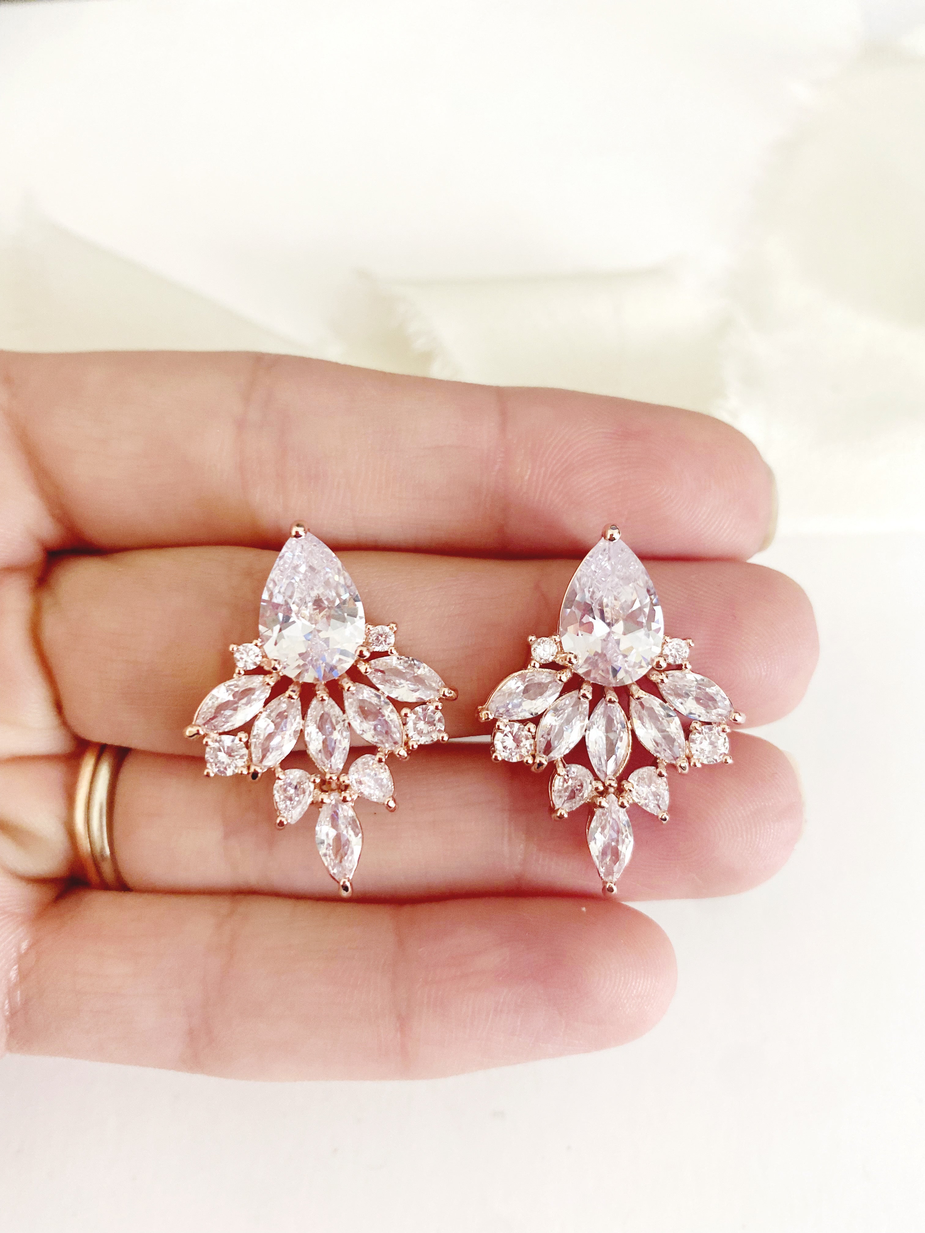 Jona Diamond Stud Earrings