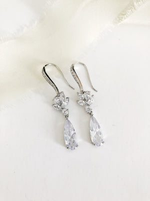 Cellis Diamond Drop Earrings