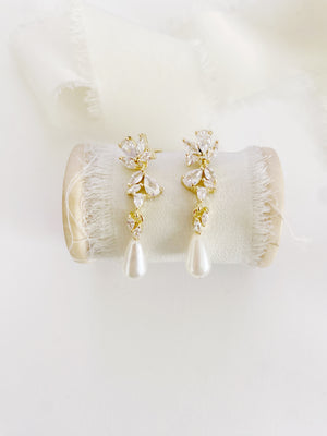 Nelia Pearl Drop Earrings