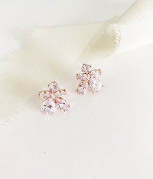 Cella Diamond Stud Earrings