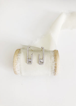 Mallory Simple Diamond Wedding Earrings