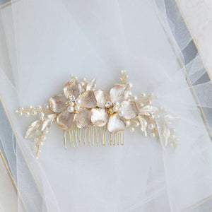Hope Floral Pearl Hair comb