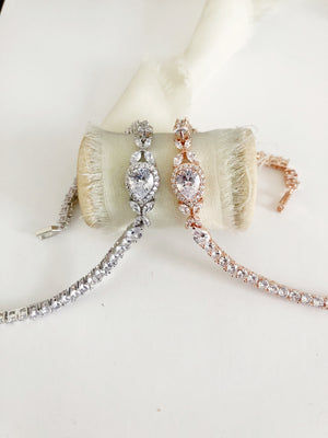 Priscilla Pear Diamond Bracelet
