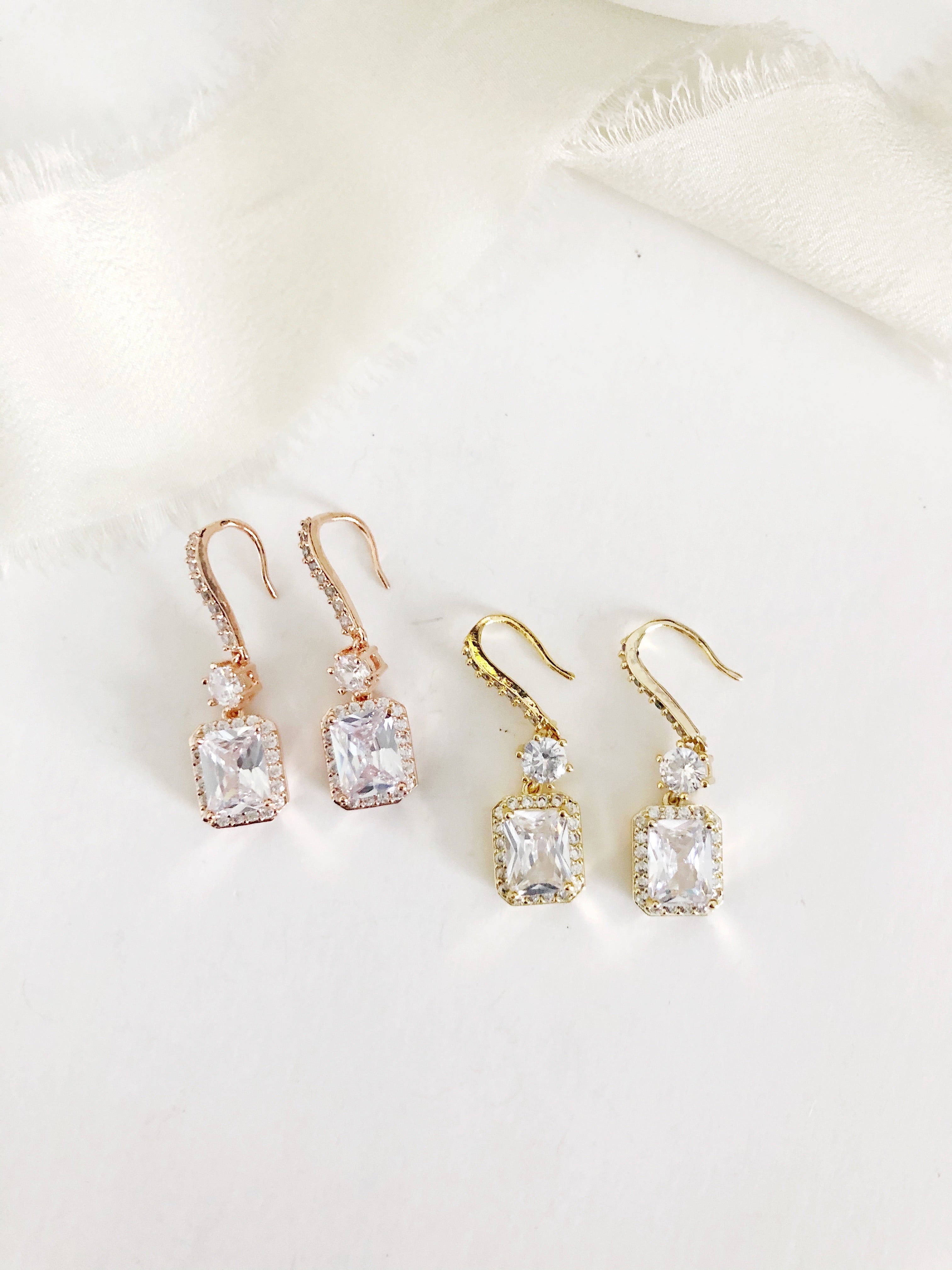 Zoe Diamond Earrings and Bracelet Set