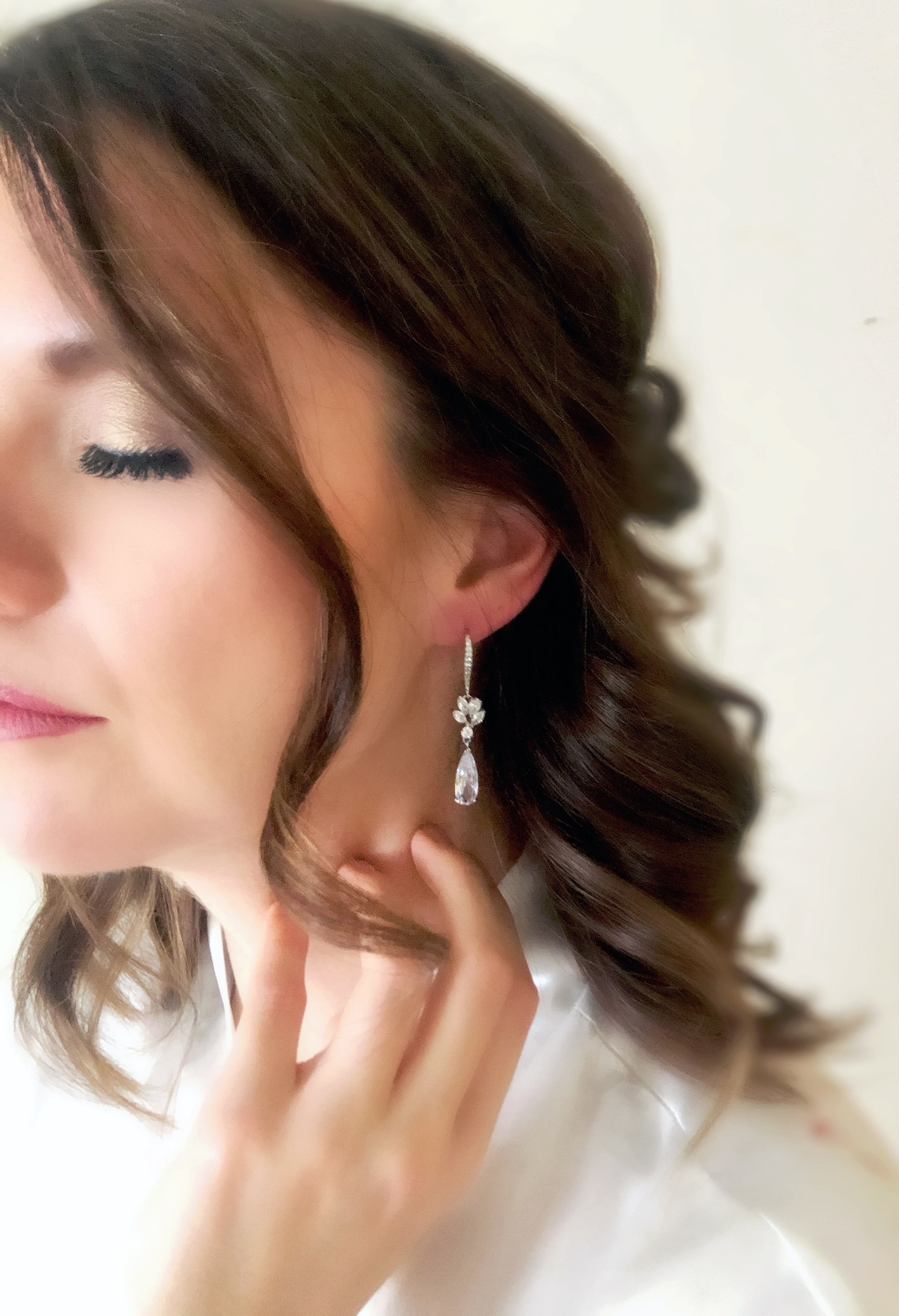 Cellis Diamond Drop Earrings
