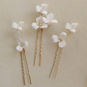 Jinea Ceramic Pearl Hair Pins